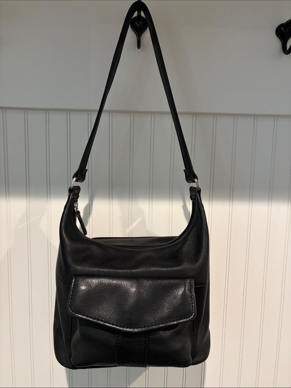 Vintage Fossil 75082 shoulder bag in deep green